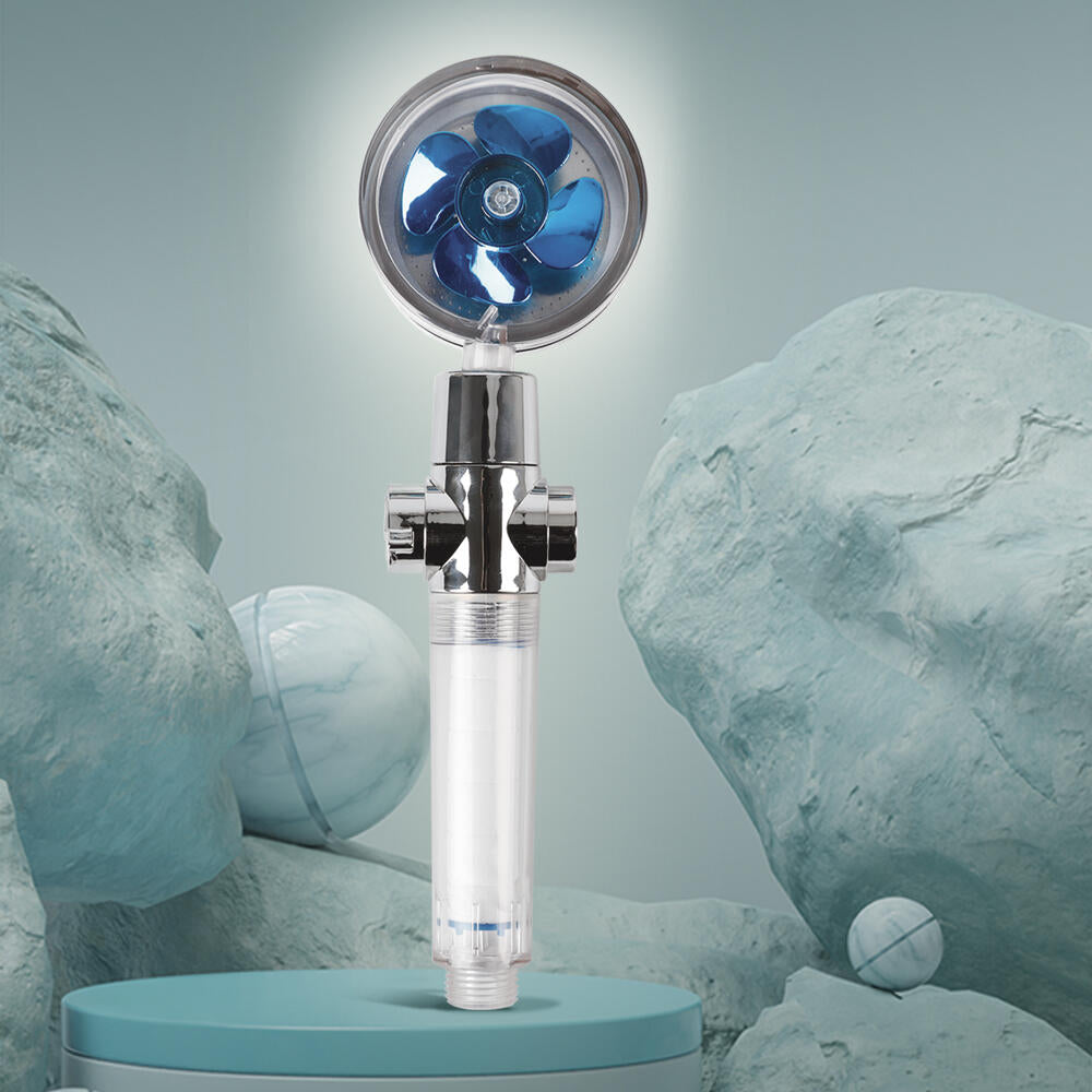 CABEZAL ALCACHOFA DE DUCHA HÉLICE CON FILTRO ANTICAL