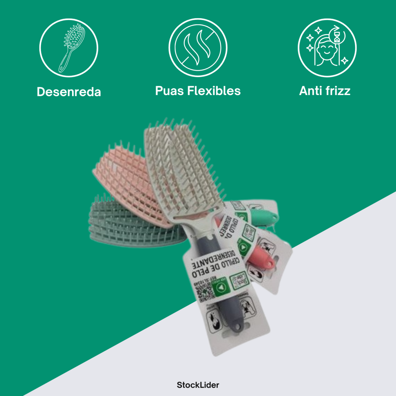 Cepillo de pelo desenredante