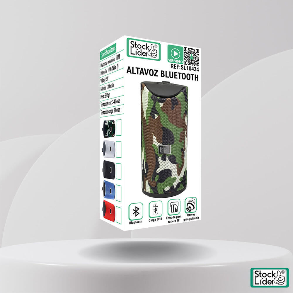 Altavoz bluetooth + caja