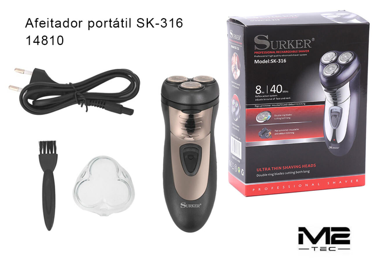 Afeitadora Recargable Inalámbrica Profesional