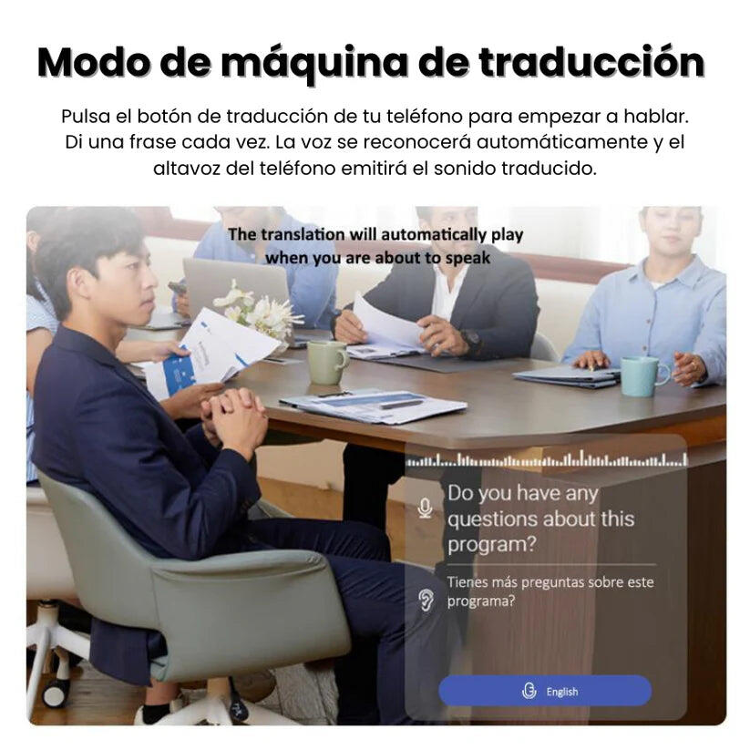 Auriculares Traductores Instantáneos en Tiempo Real