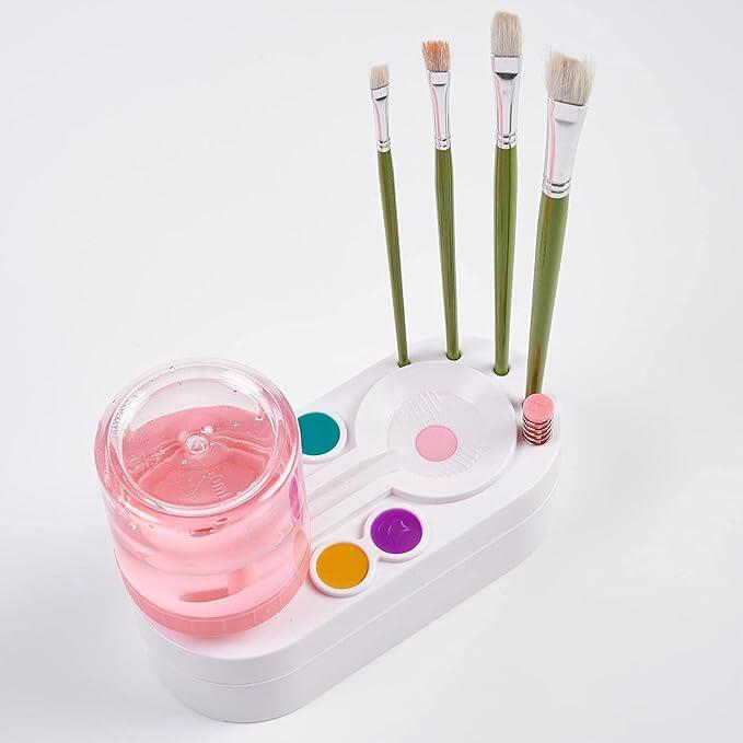 🖌️ Limpiador de Pinceles de Maquillaje – Rápido, Profundo y Sin Esfuerzo