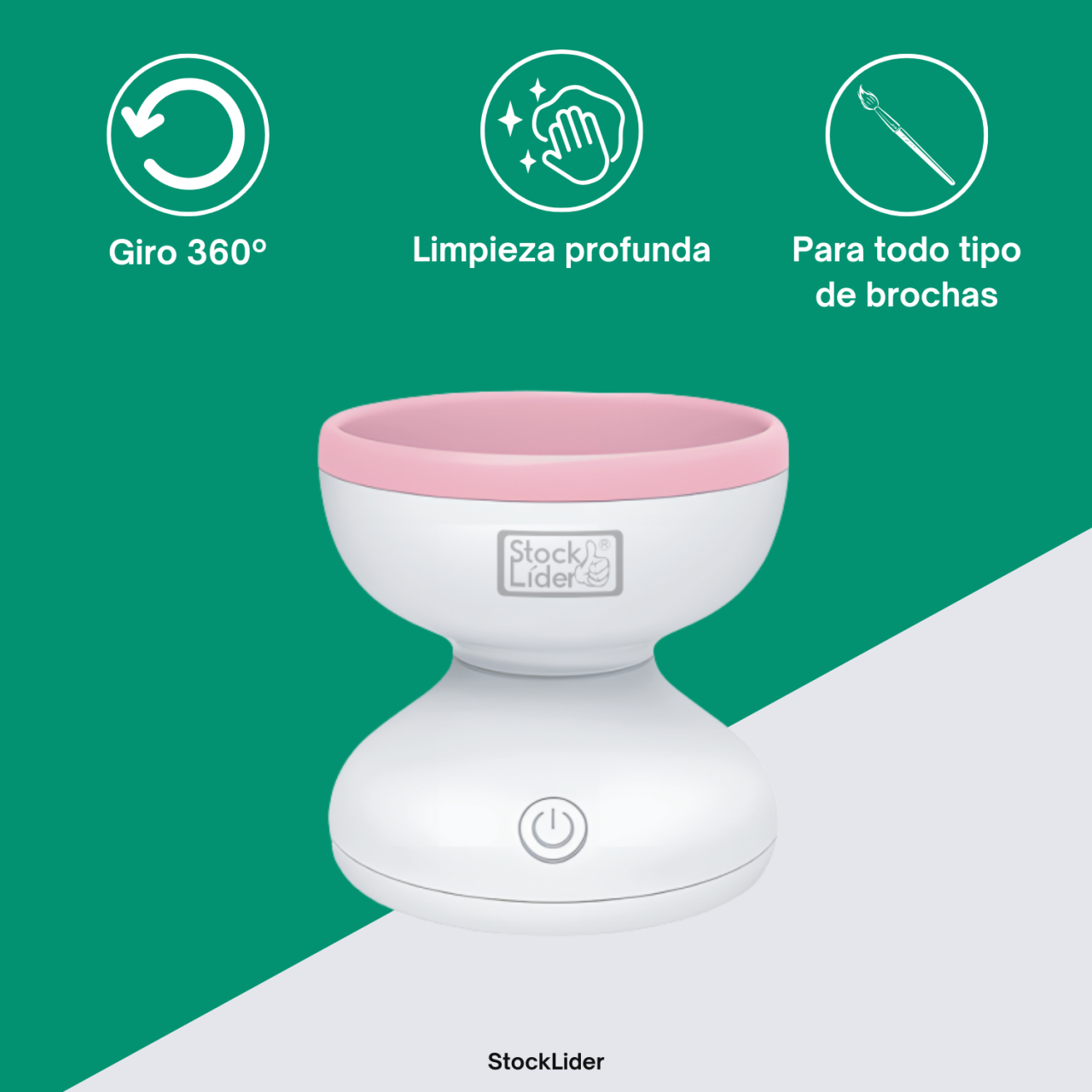 Limpiador de brochas de maquillaje